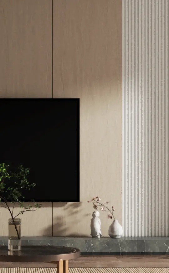 Matt Dark Grey Woodgrain Particleboard
